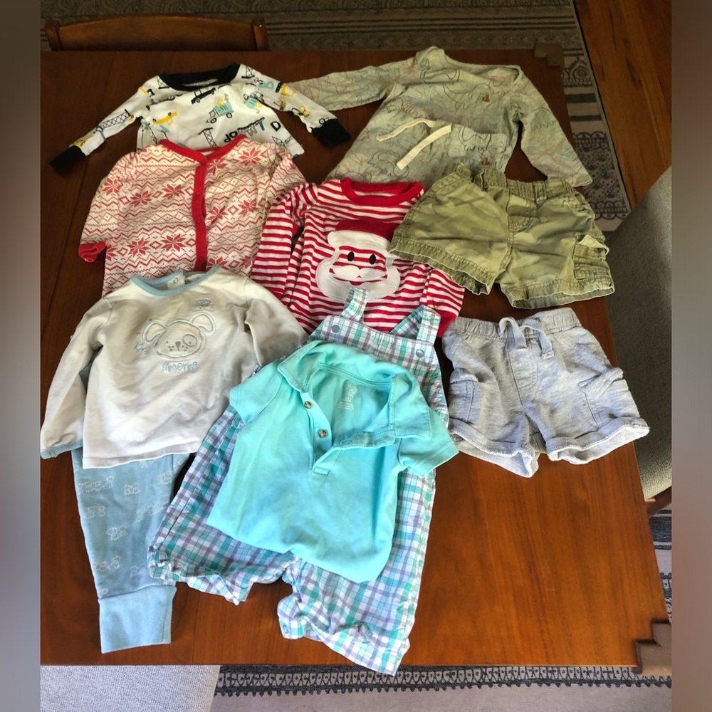 Bundle: 6-12M PJ and Outfit Sets / 6M Quilted Zip Up Jacket